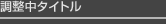 �������^�C�g��